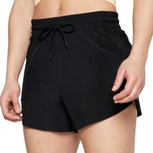 Athleta Women’s crossroad short running shorts black NWT